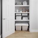 Westcraft Satin Nickel Round Rod Lever Passage Door Lock 