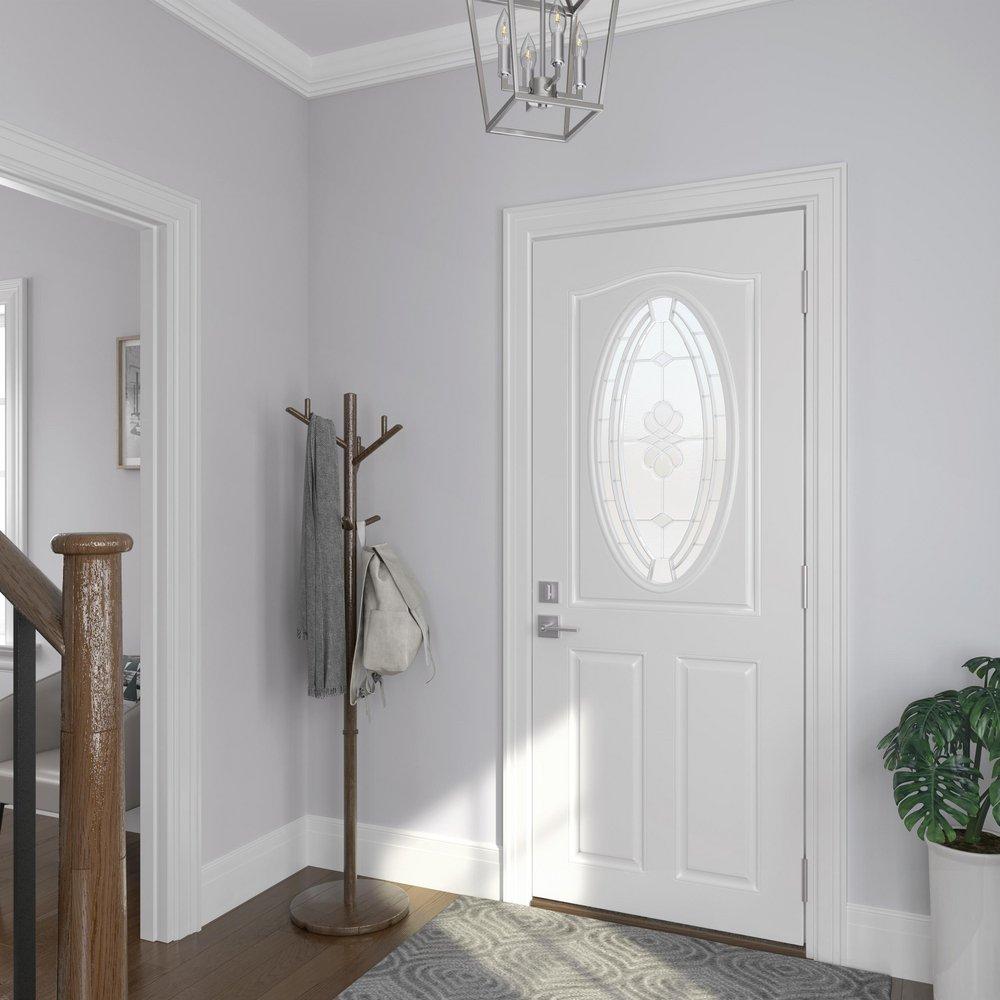 Westcraft Satin Nickel Flat Bar Lever Entrance Door Lock 