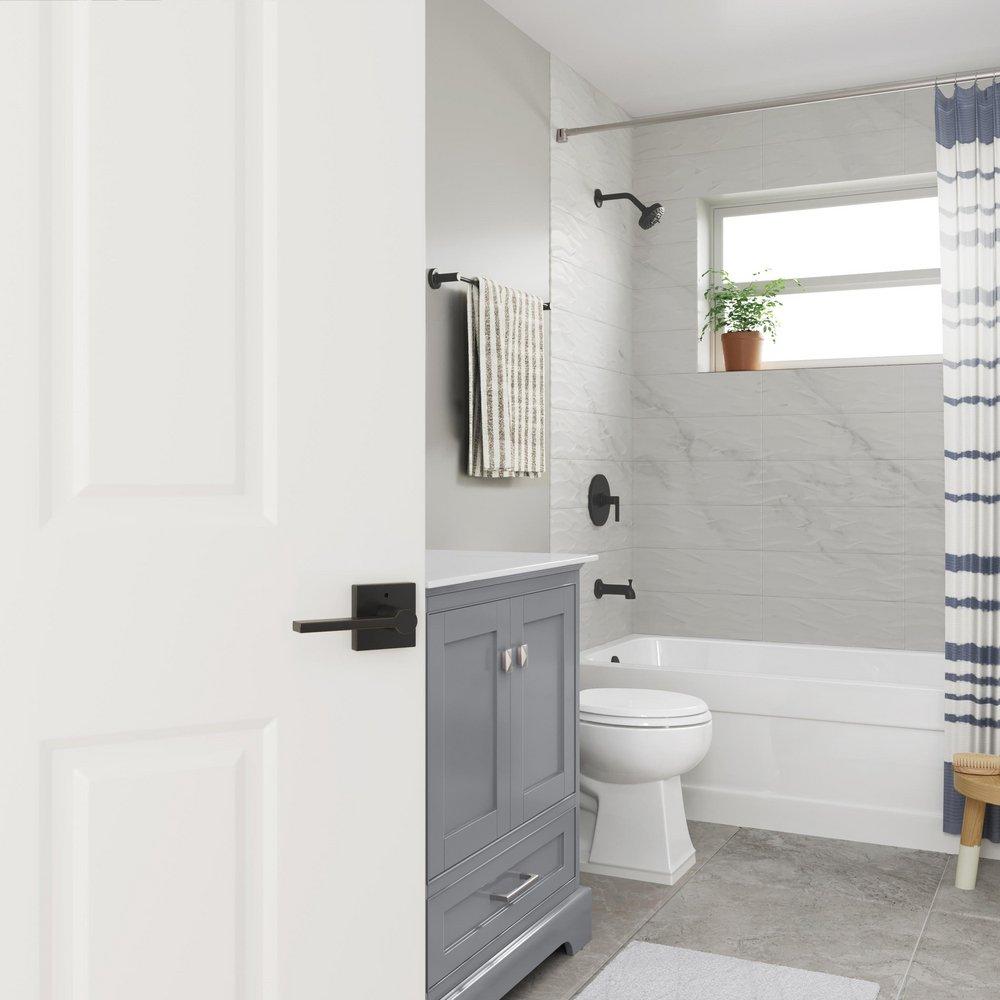 FLAT BAR LEVER PRIVACY ORB 2-WR 