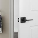 Westcraft Matte Black Flat Bar Lever Privacy Door Lock 