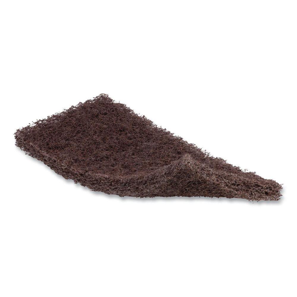 4.62 x 10 in. Brown Heavy Duty Utility Pad (Case of 10) 