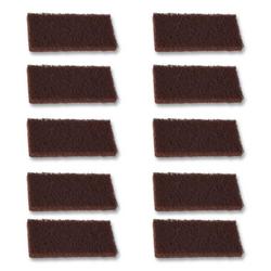4.62 x 10 in. Brown Heavy Duty Utility Pad (Case of 10)