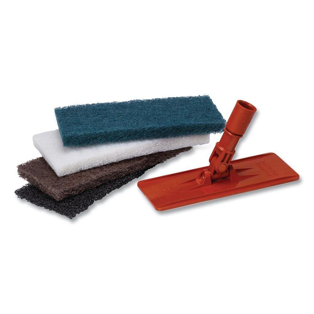 4.62 x 10 in. Brown Heavy Duty Utility Pad (Case of 10) 