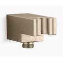 Handshower Holder with Supply Elbow and Check Valve in Vibrant Brushed Bronze 
