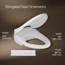 Elongated Bidet Toilet Seat 
