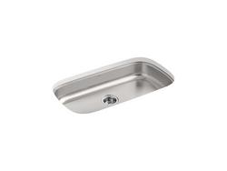32 in. Undermount Stainless Steel Single Bowl ADA Kitchen Sink
