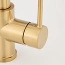 1.8 GPM Single-Hole Pull Down Kitchen Faucet with Concealed Sprayer in Brushed Gold 