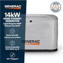 GENERAC 7258 14KW AIR-COOLED STANDBY GENERATOR 