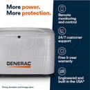18/17kW Air-Cooled Standby Generator, 200A Transfer Switch 