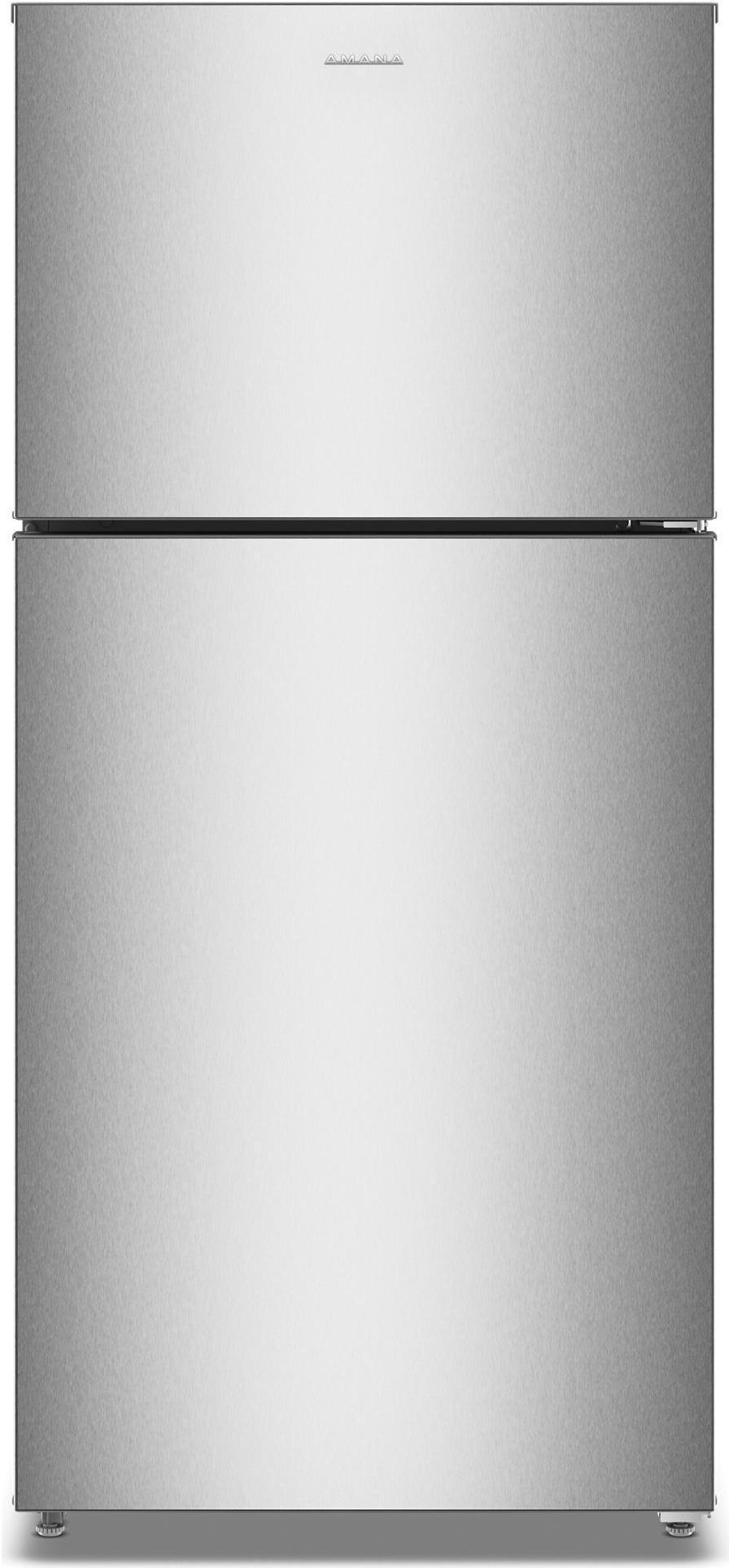 Energy Star 30"W 19 Cu Ft Top Freezer Garage Ready Refrigerator in Stainless Steel 