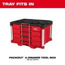 15PC. SAE RATCHETING COMBINATION WRENCH SET WITH TRAY FOR PACKOUT DRAWERS 