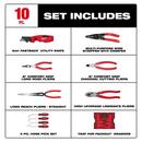 10PC. PLIERS & PICK SET WITH TRAY FOR PACKOUT DRAWERS 