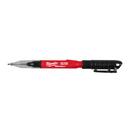 Inkzall 2In1 Deep Reach Ultra Fine Point Black Jobsite Marker 