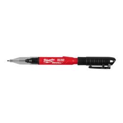 Inkzall 2In1 Deep Reach Ultra Fine Point Black Jobsite Marker