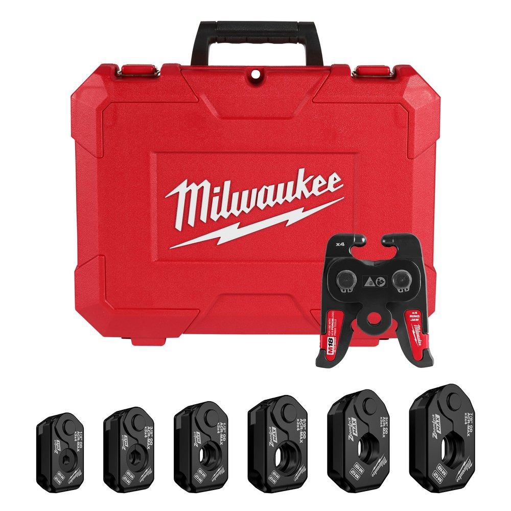 1/4 - 7/8 ZOOMLOCK MAX & MAXIPRO PIVOTING PRESS RING KIT FOR M18 FORCE LOGIC PRESS TOOL 