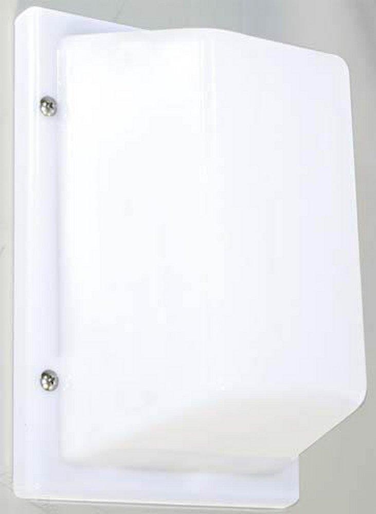 WF Harris Lighting White 75W 1-Light Incandescent Ceiling Mount Outdoor Ceiling Fixture 