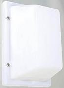 WF Harris Lighting White 75W 1-Light Incandescent Ceiling Mount Outdoor Ceiling Fixture 