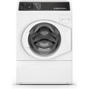 27"W 3.5 Cu Ft Right Hinge Front Load 11 Preset Cycle Washer with Pet Cycle, Sanitize, Balance Management in White 