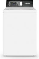 26"W 3.2 Cu Ft ADA Quiet 43dBa Top Load 8 Cycle Washer with Balance Management and Time Display in White