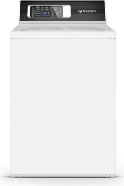26"W 3.2 Cu Ft ADA Quiet 43dBa Top Load 8 Cycle Washer with Balance Management and Time Display in White