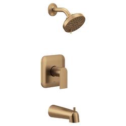 Single Handle Bathtub & Shower Faucet in Brushed Gold (Trim Only)