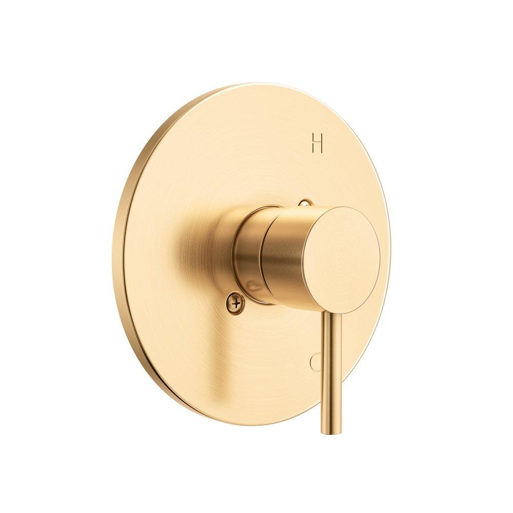 PROFLO&reg; Brushed Gold Single Handle Shower Faucet Trim Only 