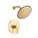 PROFLO&reg; Brushed Gold Single Handle Shower Faucet Trim Kit 