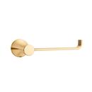 PROFLO&reg; Brushed Gold Wall Mount Toilet Tissue Holder 