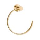 PROFLO&reg; Brushed Gold Round Open Towel Ring 
