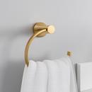 PROFLO&reg; Brushed Gold Round Open Towel Ring 