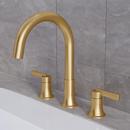PROFLO&reg; Brushed Gold Two Handle Roman Tub Faucet (Trim Only) 