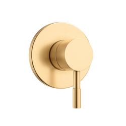 Single Handle Diverter Valve Trim in Brushed Gold