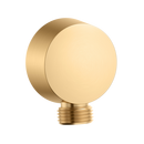 PROFLO&reg; Brushed Gold 1/2 in. NPSM x G Thread Solid Brass Supply Elbow 