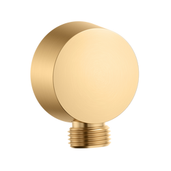 Wall Supply Elbow in Brushed Gold