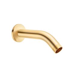 6 in. Shower Arm with Flange in Brushed Gold