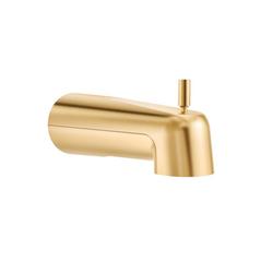 Diverter Tub Spout in Brushed Gold