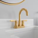 PROFLO&reg; Brushed Gold Two Handle Centerset Bathroom Sink Faucet 