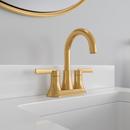 PROFLO&reg; Brushed Gold Two Handle Centerset Bathroom Sink Faucet 