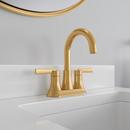PROFLO&reg; Brushed Gold Two Handle Centerset Bathroom Sink Faucet 