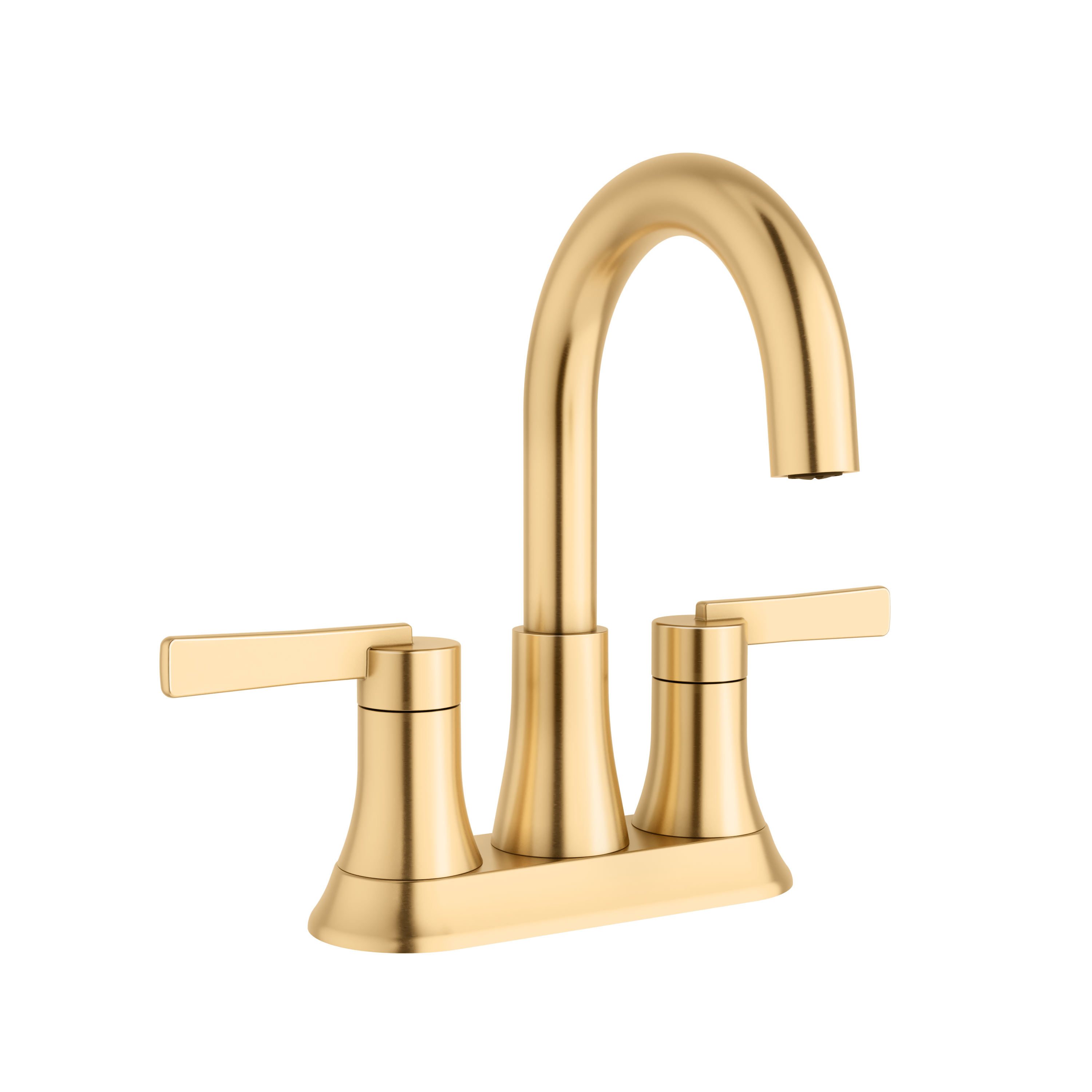 PROFLO&reg; Brushed Gold Two Handle Centerset Bathroom Sink Faucet 