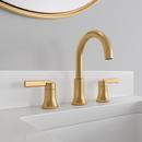 PROFLO&reg; Brushed Gold Two Handle Widespread Bathroom Sink Faucet 