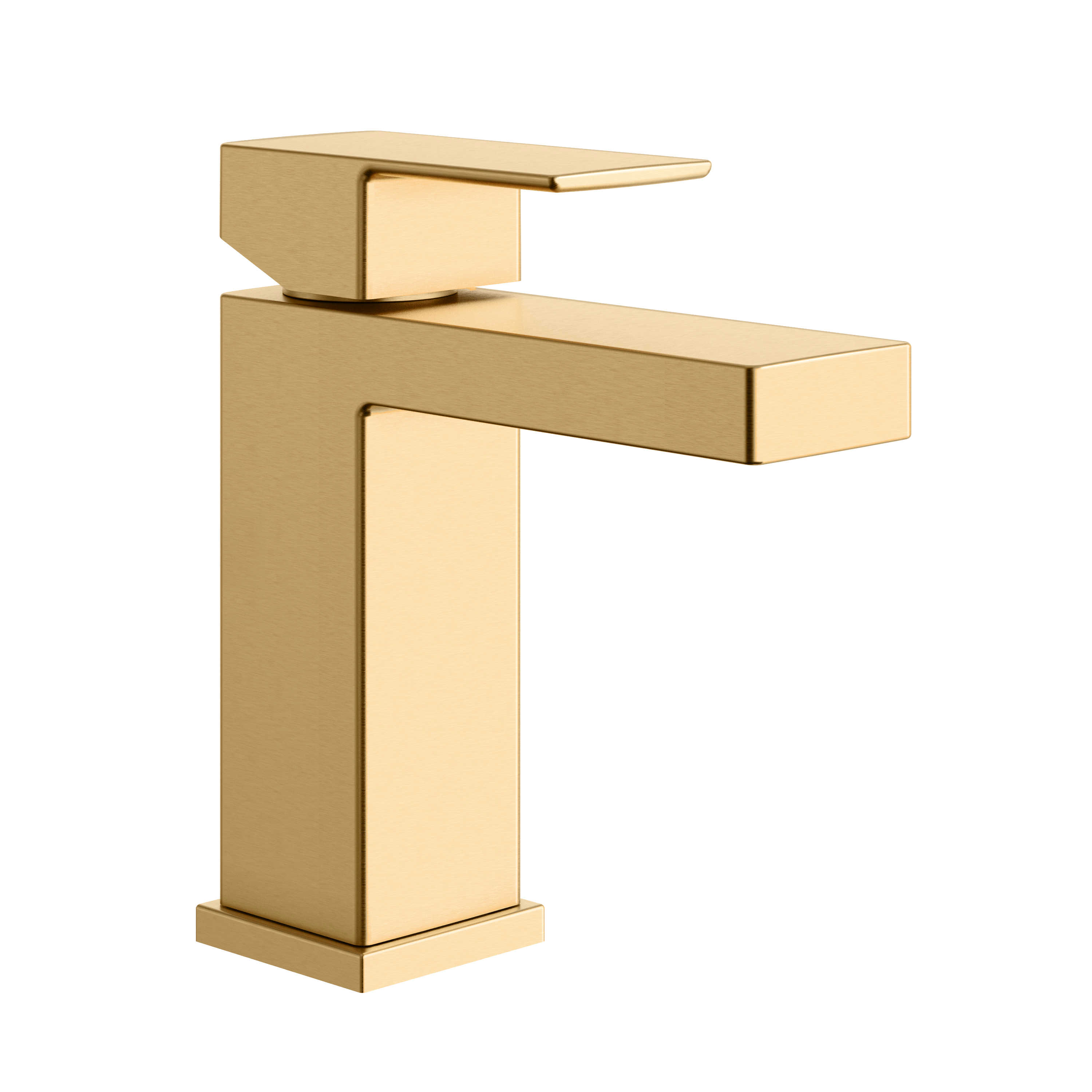 PROFLO&reg; Brushed Gold Single Handle Monoblock Bathroom Sink Faucet 