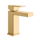 PROFLO&reg; Brushed Gold Single Handle Monoblock Bathroom Sink Faucet 