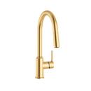 PROFLO&reg; Brushed Gold Single Handle Pull Down Kitchen Faucet 