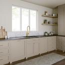 PROFLO&reg; Brushed Gold Single Handle Pre-Rinse Kitchen Faucet 