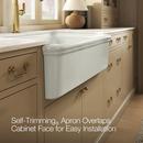 KOHLER Dune 36 in. Undermount Farmhouse Fireclay Single Bowl Workstation Kitchen Sink 