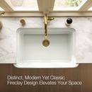 KOHLER Dune 36 in. Undermount Farmhouse Fireclay Single Bowl Workstation Kitchen Sink 