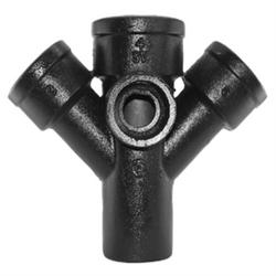 4 in. Spigot x Hub Service Cast Iron Double Wye with 2 Side Opening