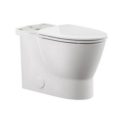 Elongated Chair Height Toilet Bowl in White