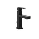 MATTE BLACK ONE-HANDLE HIGH ARC BATHROOM FAUCET 